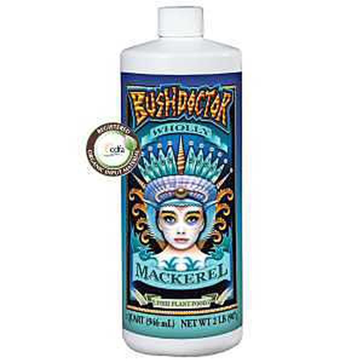 Bush Doctor Wholly Mackerel Fish Fertilizer, 1 qt, Liquid, 3-1-0 N-P-K Ratio