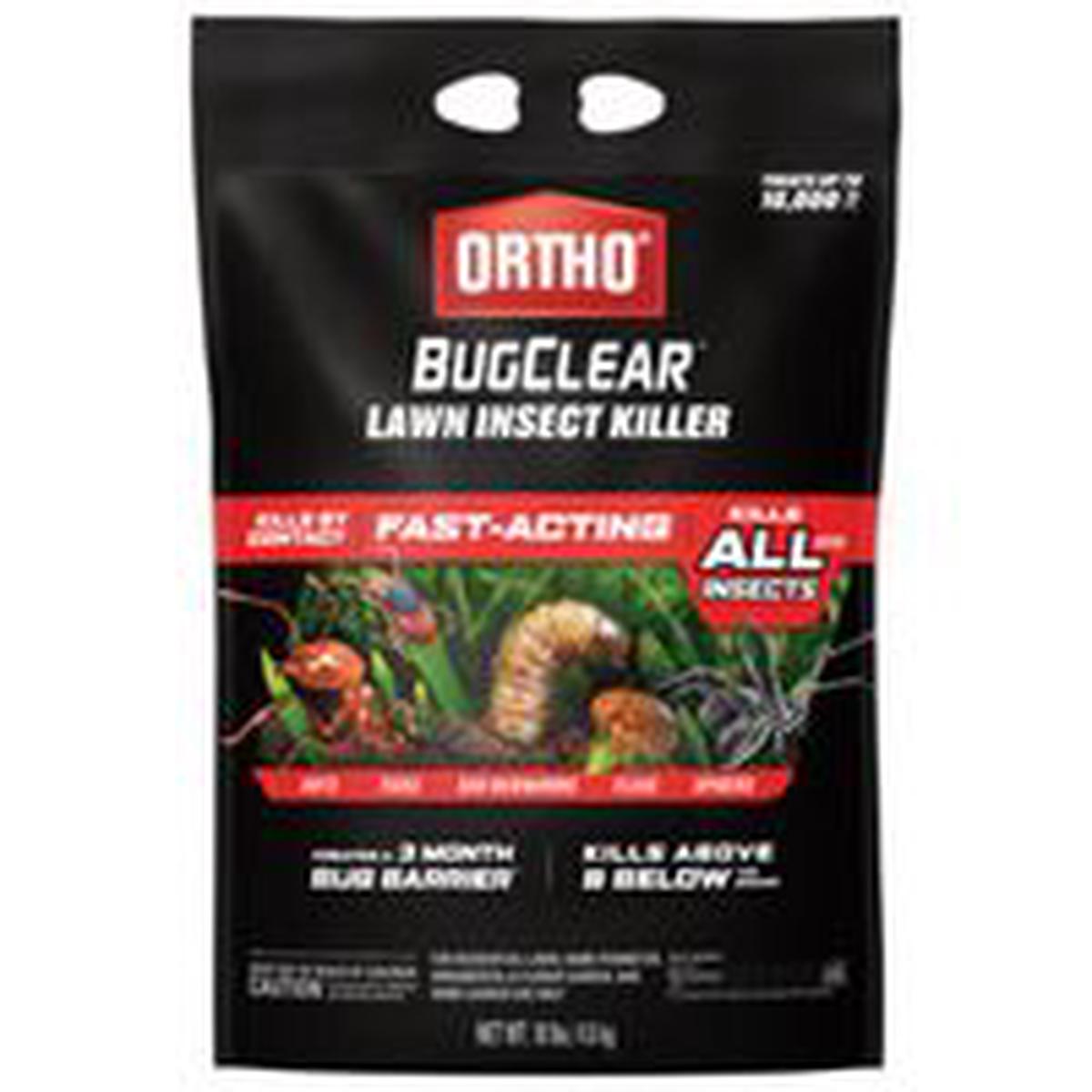 Ortho BugClear Insect Killer Granular for Flower Beds, Lawn, Ornamentals, Vegetable Gardens Bag