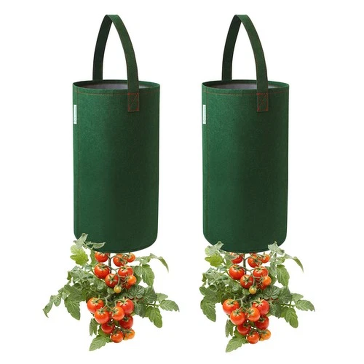 "Upside Down Tomato Planter 2-Pack - Ideal for Space-Saving Gardening"