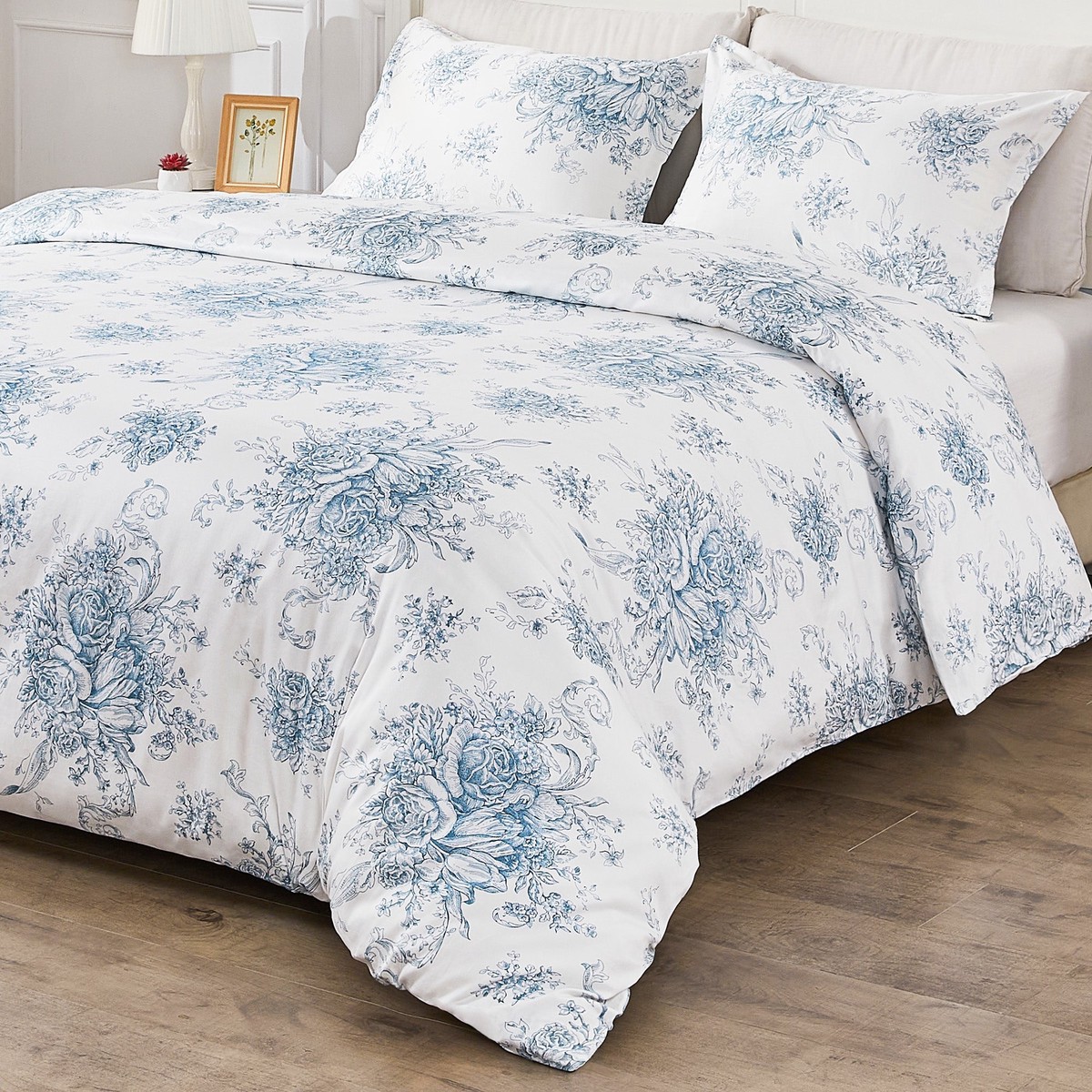 Toile Duvet Set FullqueenGrey