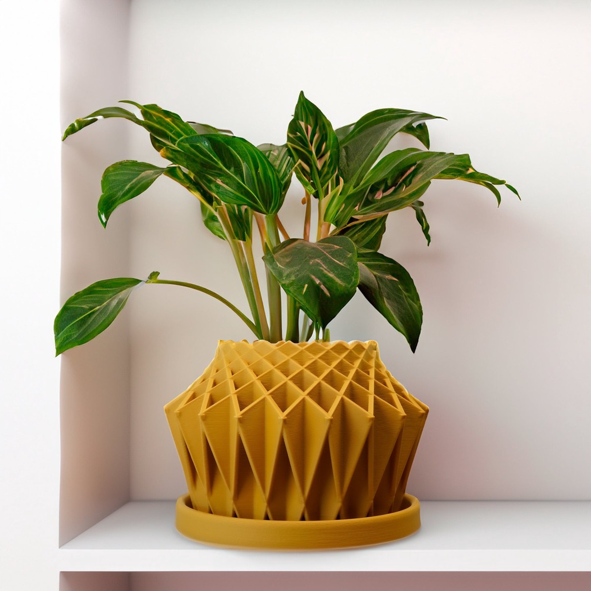 Galaxy Groove Plant Pot Copper8Inch-NoTray