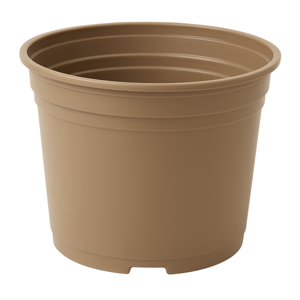 Aeroplas 2Ltr Thermo-Formed Pot Taupe