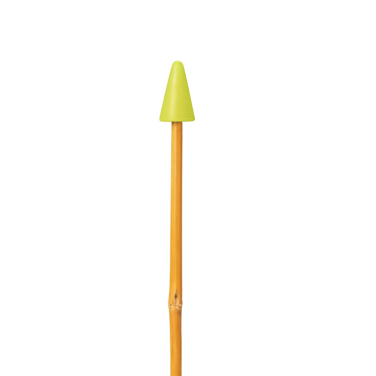 Triangular Cap For Bamboo Canes Yellow