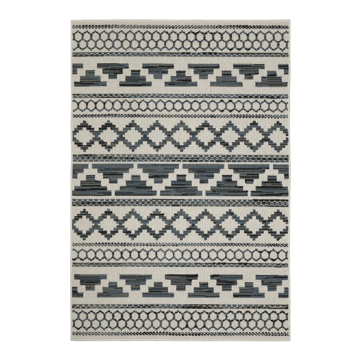 IndoorOutdoor York Desert Polypropylene Rug 67 X 92 Blue