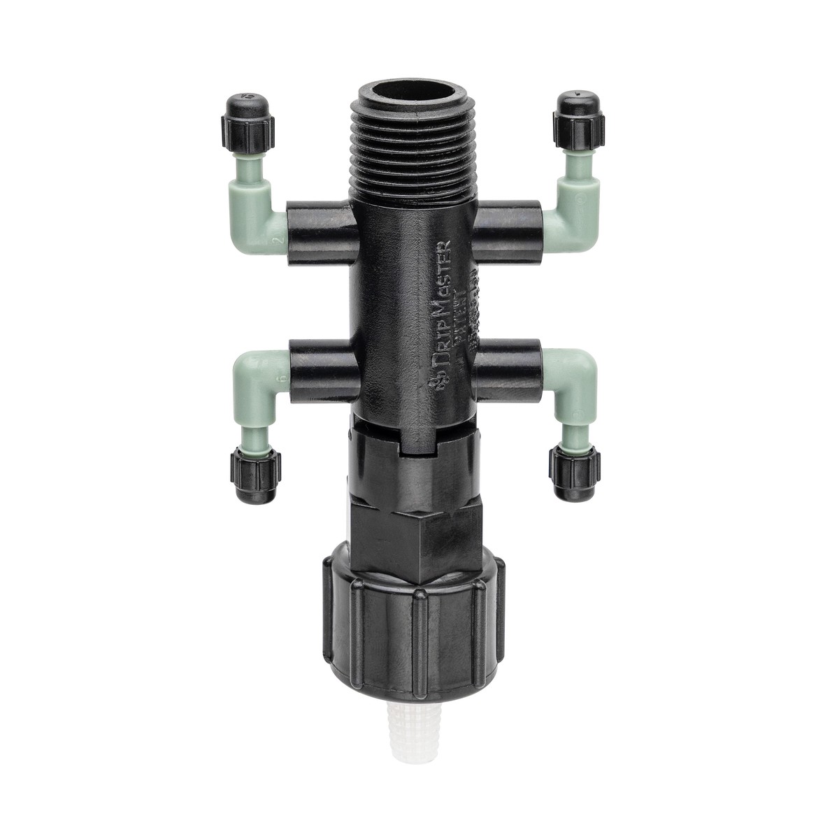12 Fpt X Mpt X 14 Barb 4-Port Drip Manifold 67060