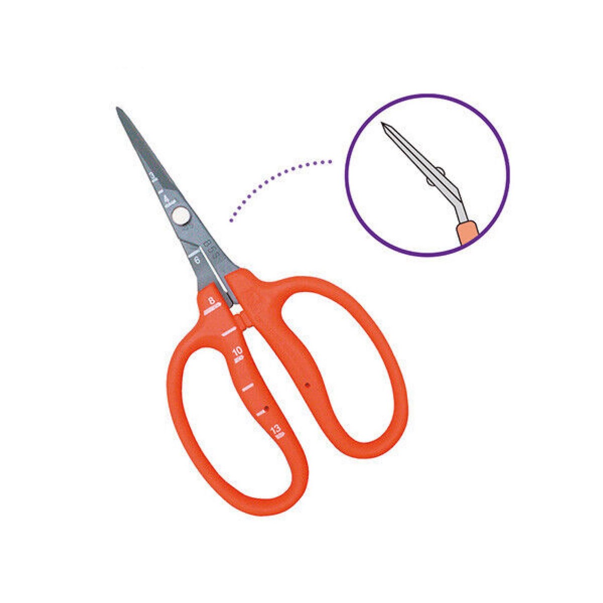 Chikamasa Scissors B-500Slf - Fluorine Coating (Made In Japan)