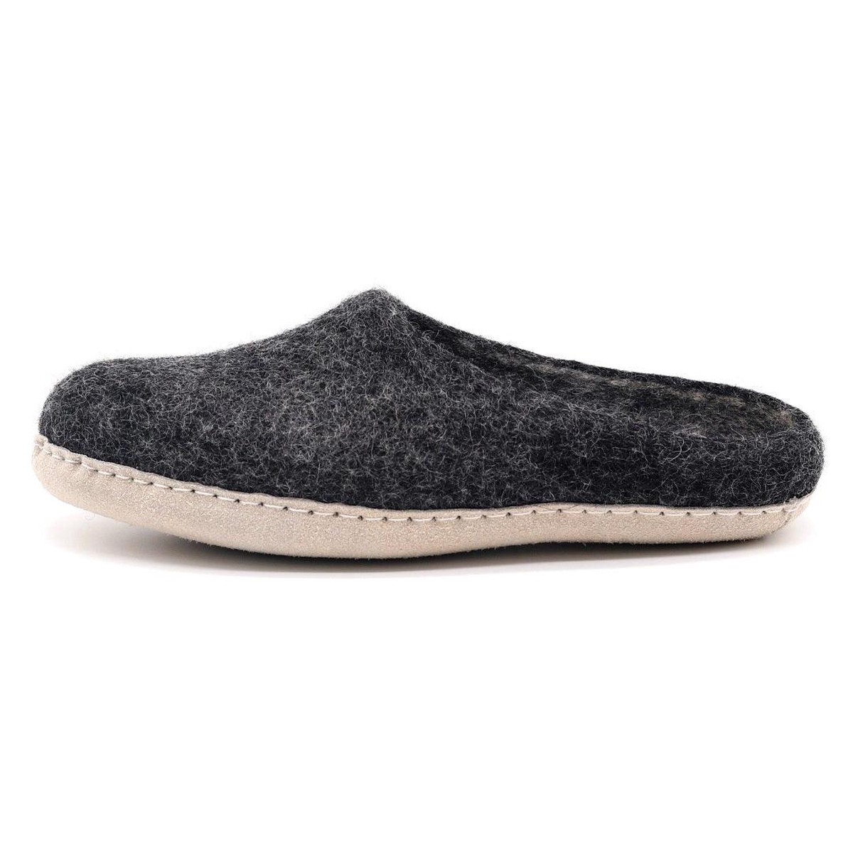 Mens Astoria Wool House Slippers Heather46