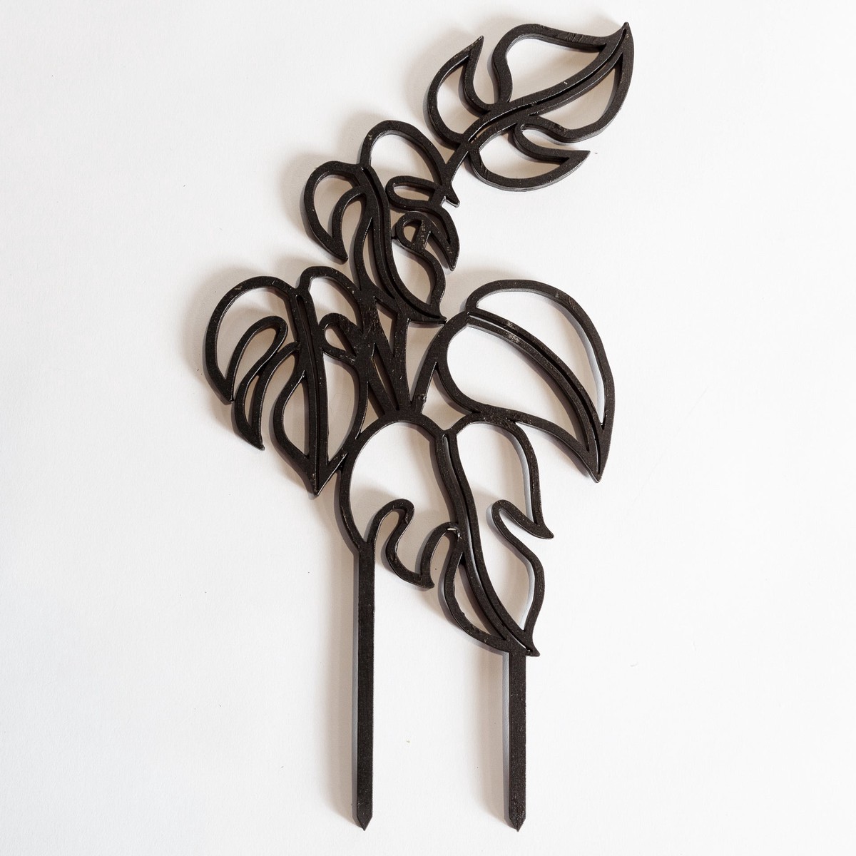 11 Black Monstera Trellis Walnut
